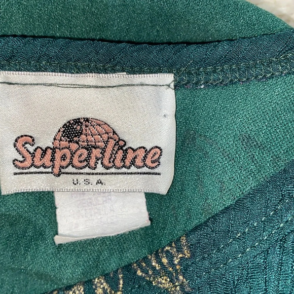 Vintage green top size XLarge - Picture 4 of 5